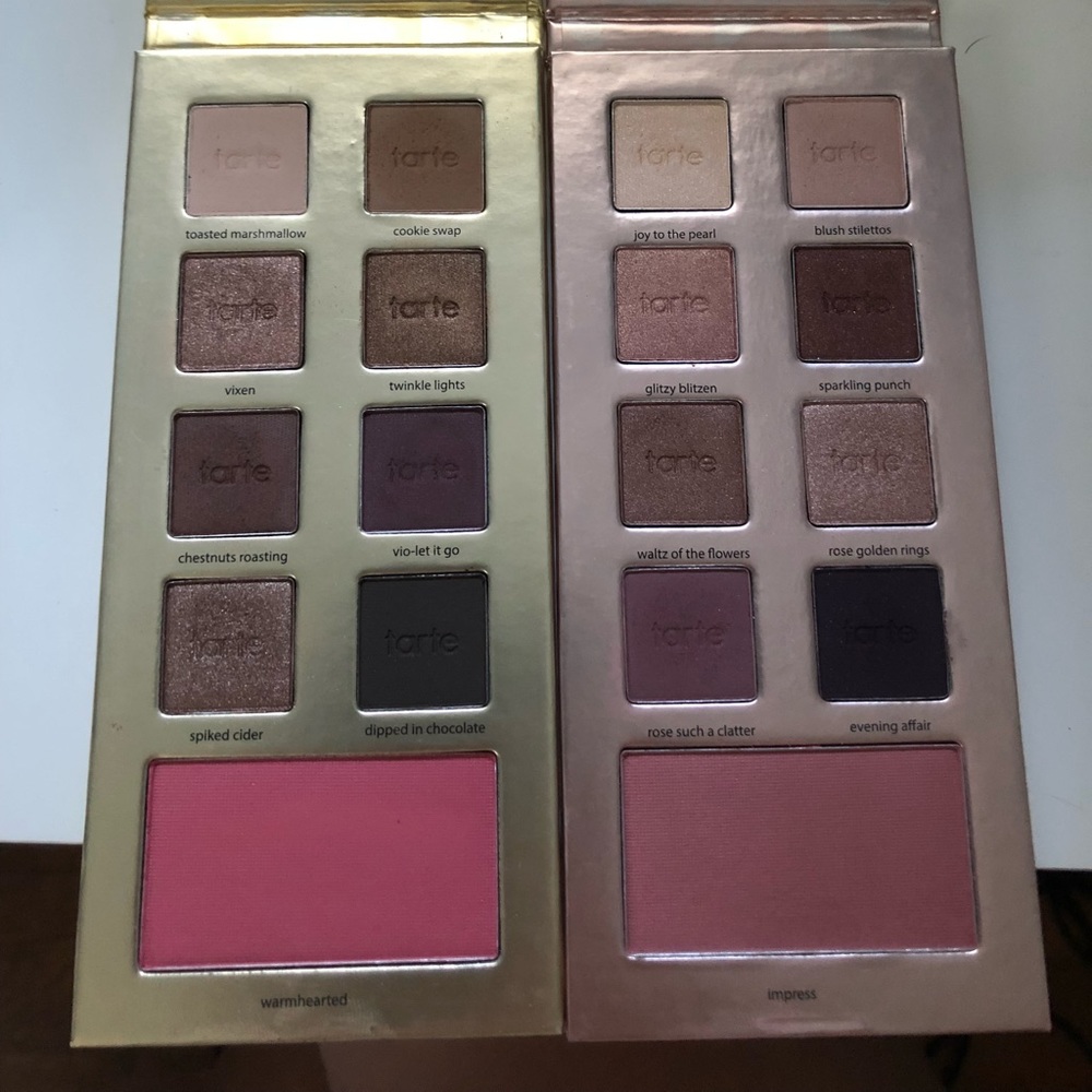 2 Tarte limited edition holiday palettes